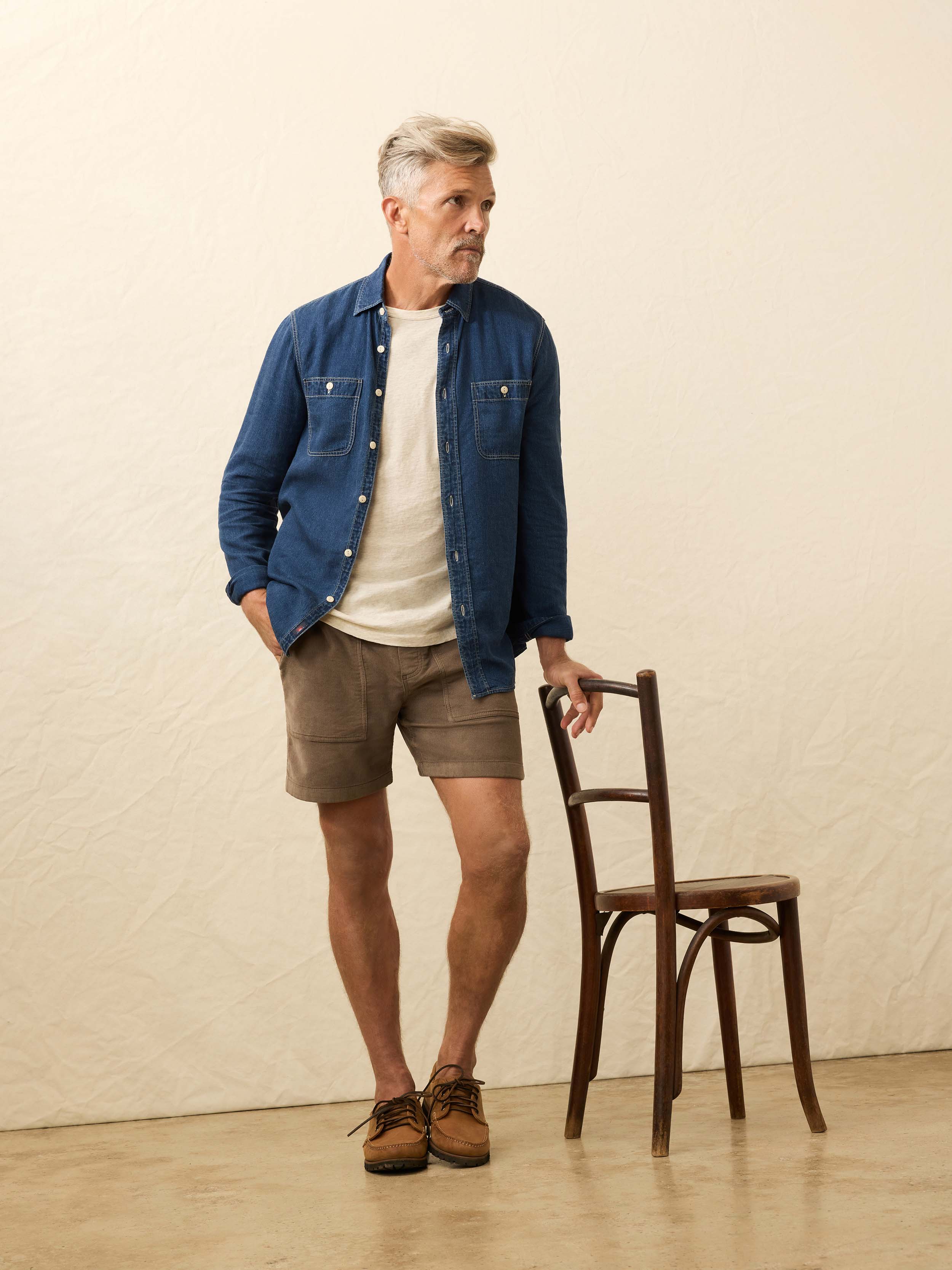 Tried & True Chambray Workshirt - Night Lagoon Wash