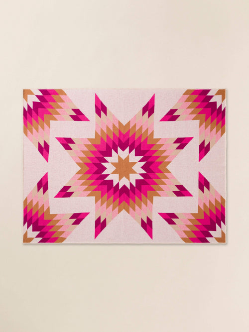 B. Yellowtail Star Patchwork Blanket - Star Patchwork