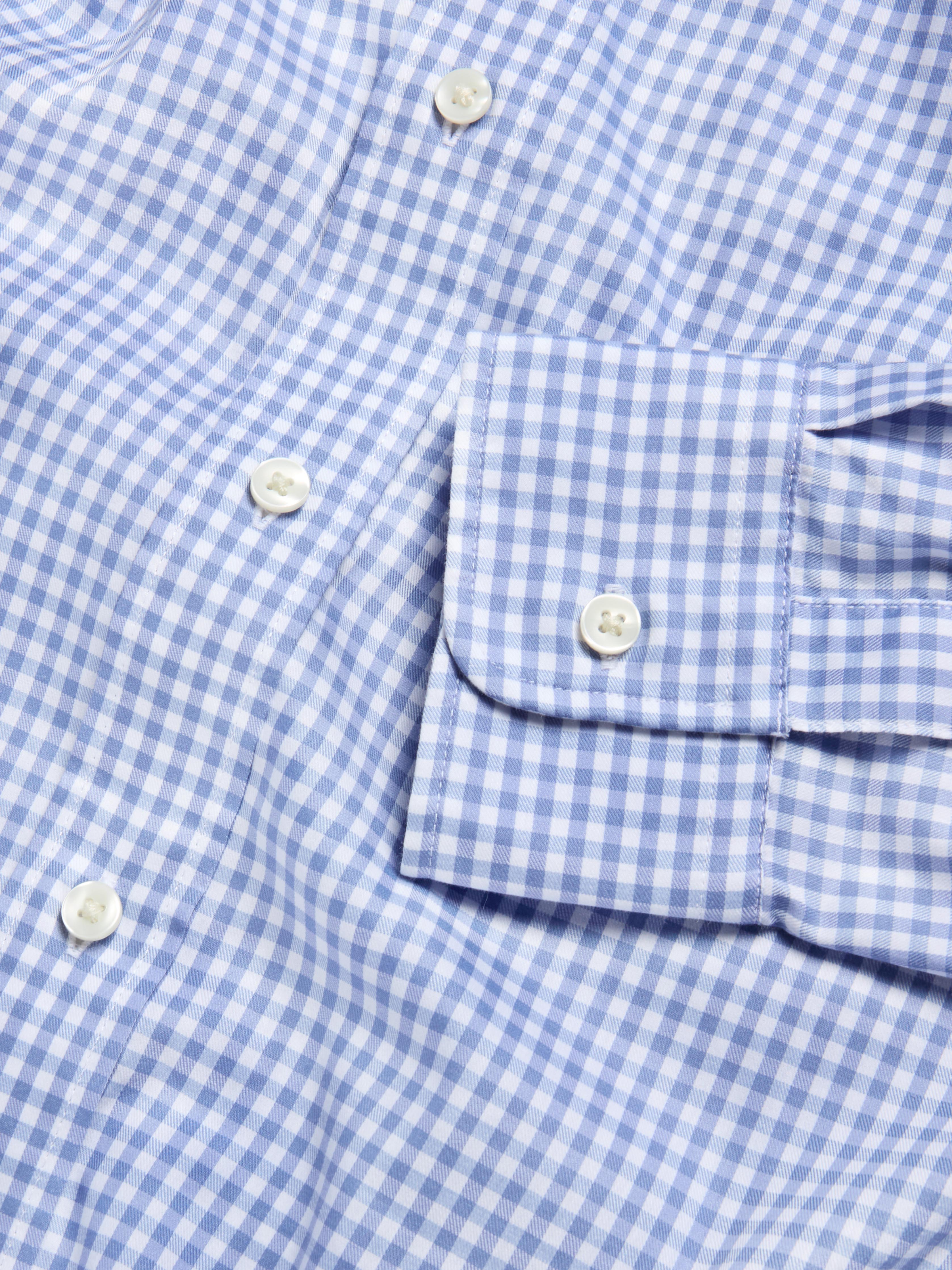 The Movement™ Shirt (Tall) - Light Blue Gingham