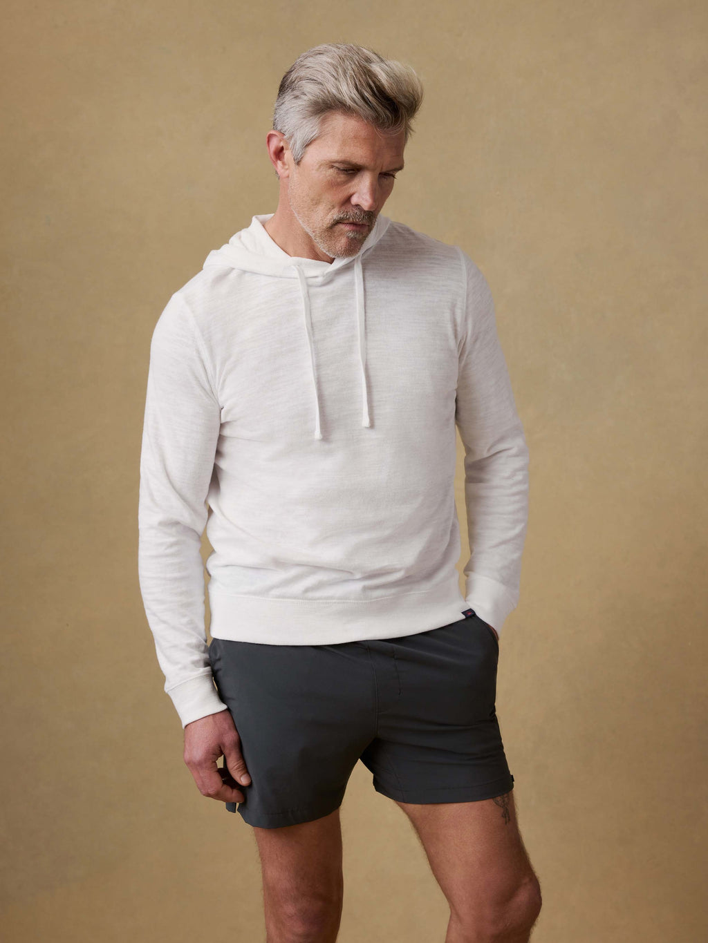 Sunwashed Organic Hoodie - White