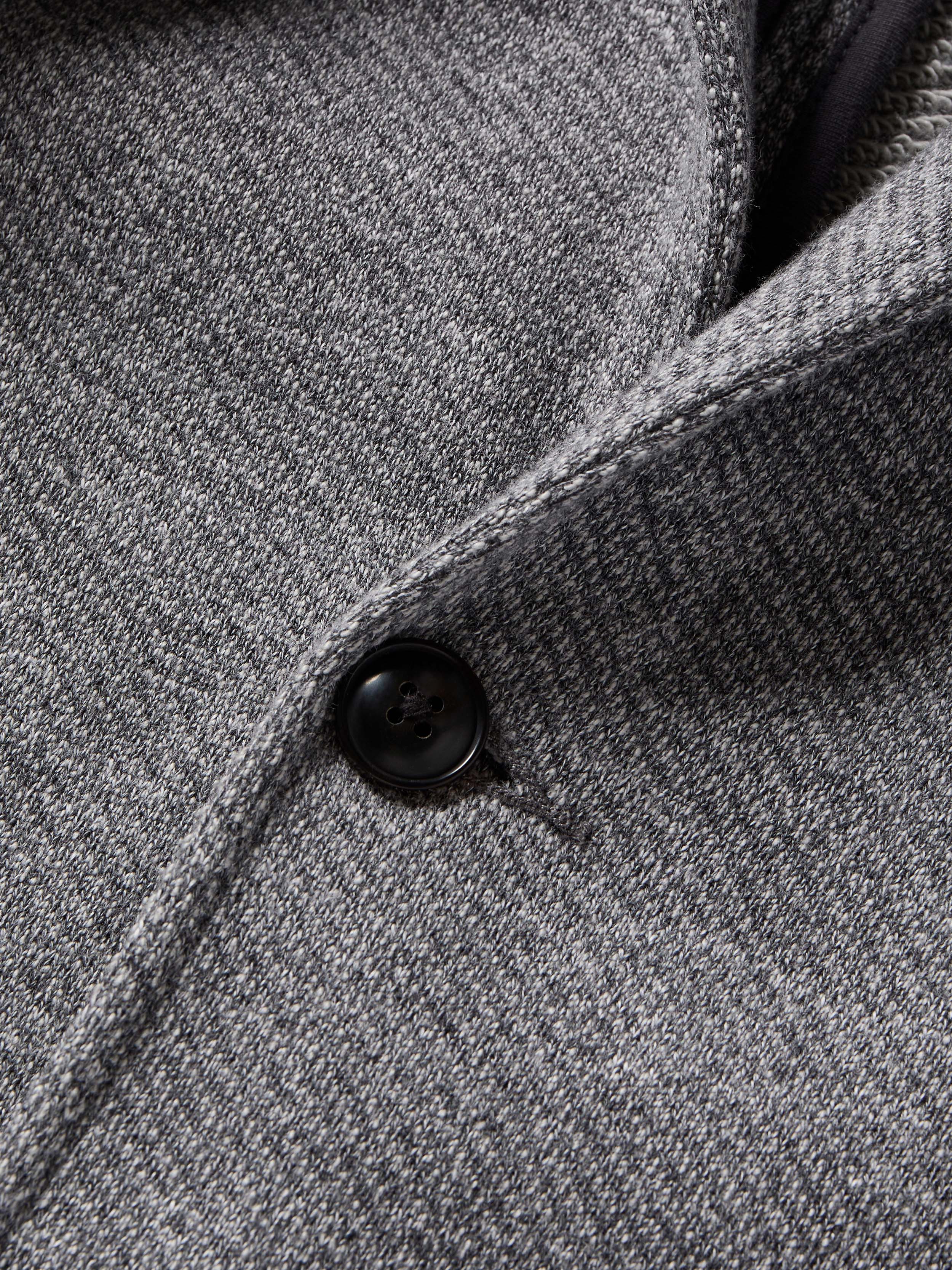 Inlet Knit Blazer (Short) - Medium Grey Melange
