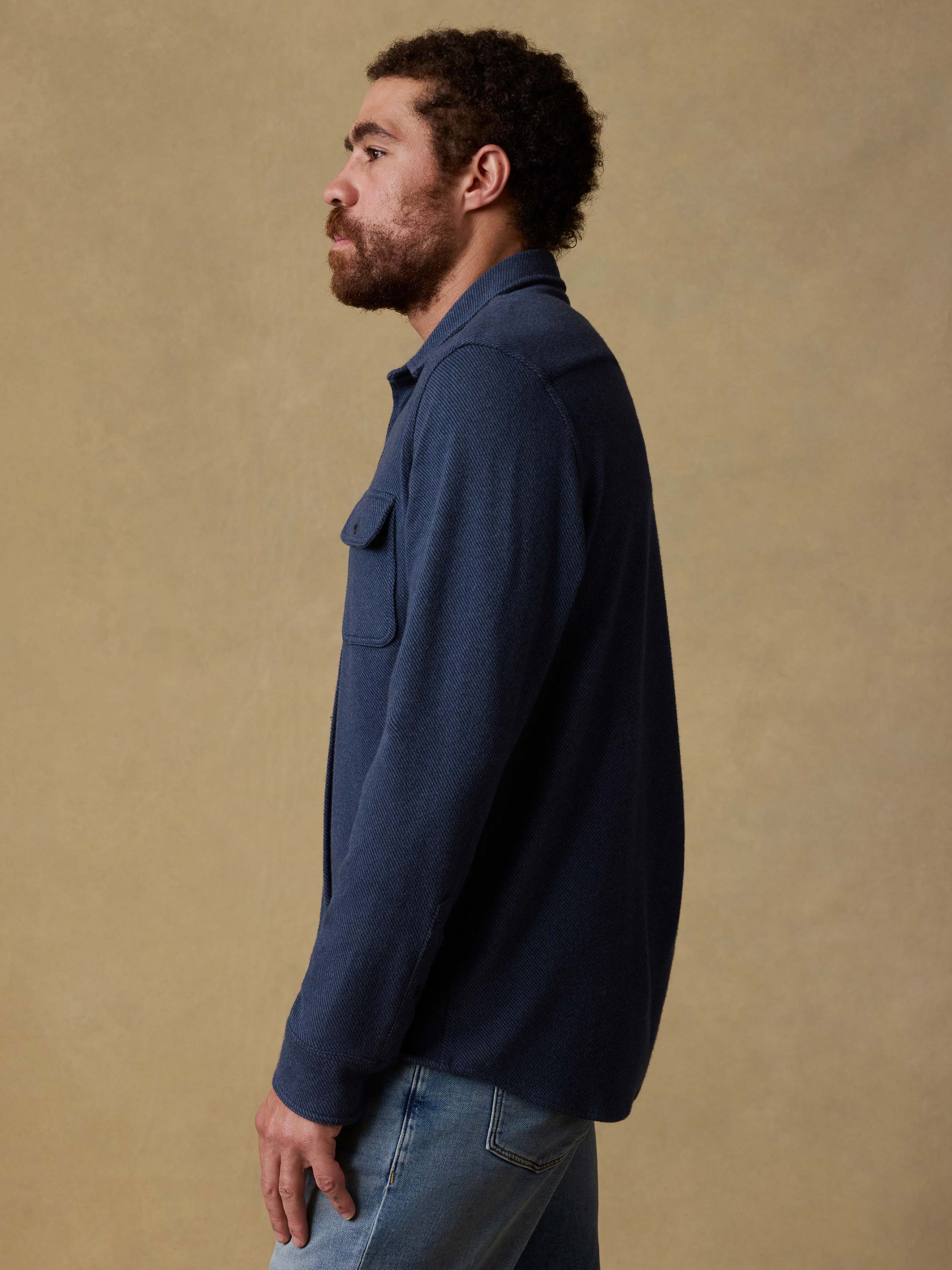 Legend™ Sweater Shirt - Brighton Navy Twill